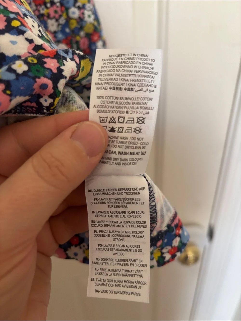 Mini Boden Multi Ditsy Floral Sundress